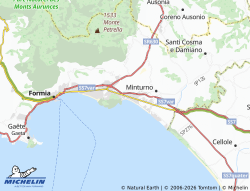 Mapa MICHELIN Scauri - ViaMichelin