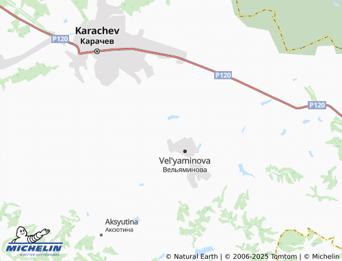 MICHELIN Krasnaya map - ViaMichelin