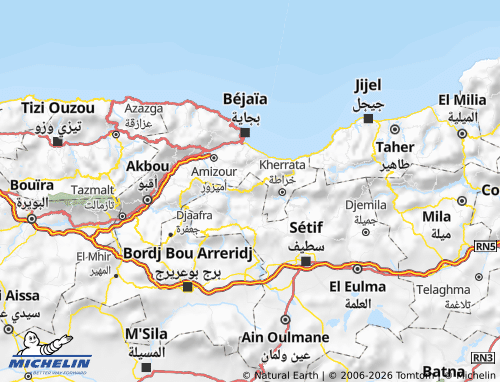 Kaart MICHELIN Bou'andas - ViaMichelin