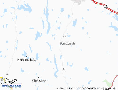 Mappa MICHELIN Forestburgh - ViaMichelin