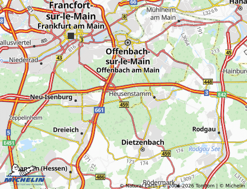 Mapa MICHELIN Gravenbruch - ViaMichelin