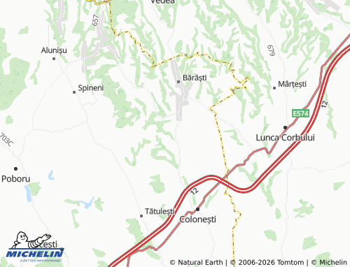 MICHELIN Ciocănești map - ViaMichelin