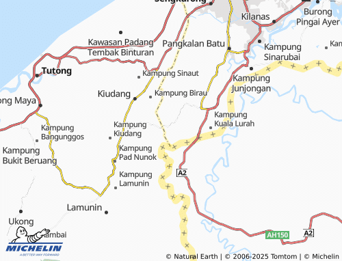 MICHELIN Kampung Bebuloh map - ViaMichelin
