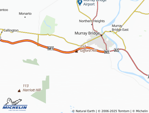 MICHELIN Gifford Hill map - ViaMichelin