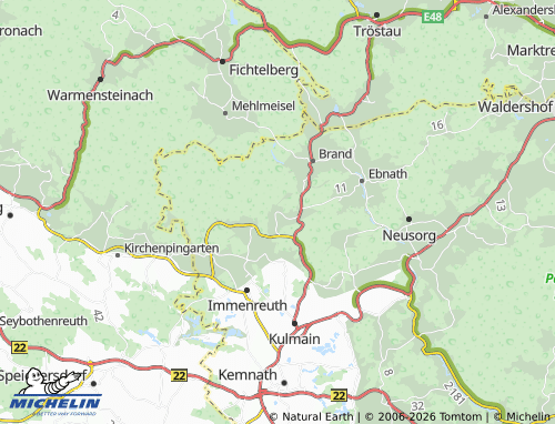 MICHELIN Ölbrunn map - ViaMichelin