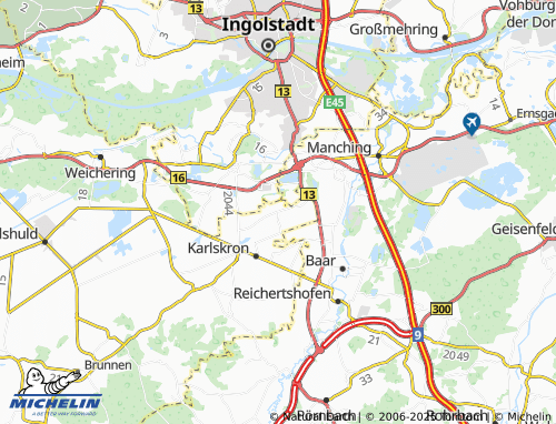 MICHELIN-Landkarte Mändlfeld - ViaMichelin