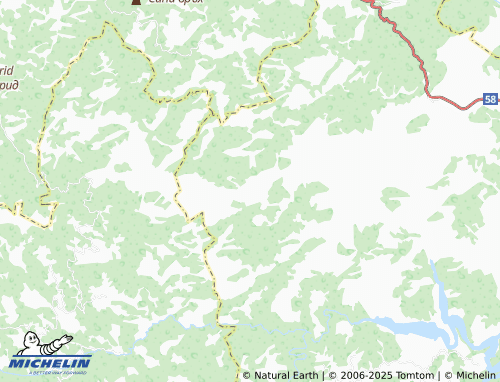 MICHELIN Bezvodno map - ViaMichelin