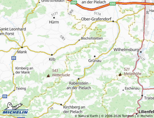 MICHELIN Grünsbach map - ViaMichelin