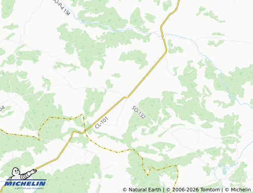 MICHELIN Baraona map - ViaMichelin