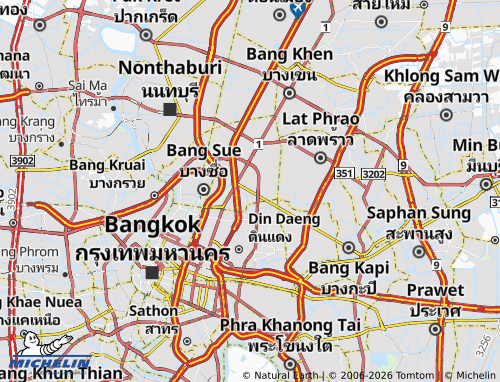Mapa MICHELIN Chom Phon - ViaMichelin