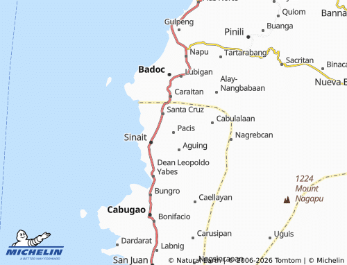 MICHELIN Pacis map - ViaMichelin
