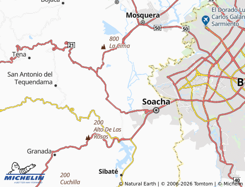 Carte MICHELIN Bosatama - ViaMichelin