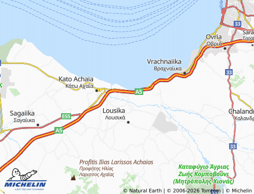 MICHELIN Alissos map - ViaMichelin