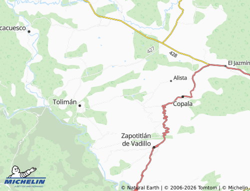 Mapa MICHELIN El Petacal - ViaMichelin
