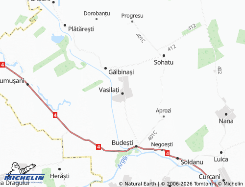 MICHELIN Vasilați map - ViaMichelin