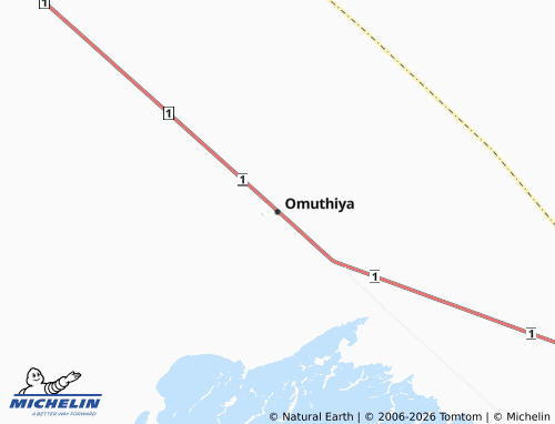 Mappa MICHELIN Omuthiya - ViaMichelin