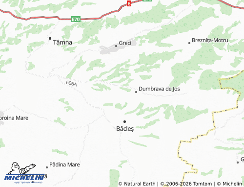 MICHELIN Dumbrava De Sus map - ViaMichelin