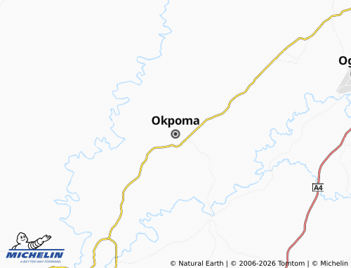 Mappa MICHELIN Okpoma - ViaMichelin