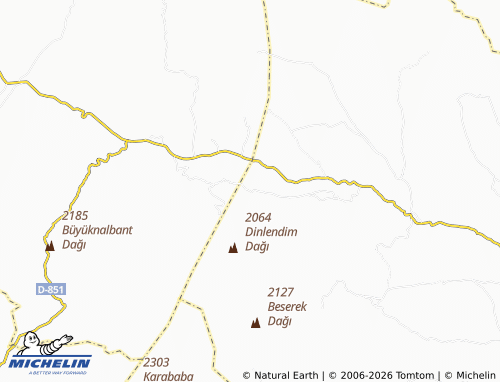 MICHELIN Gülören map - ViaMichelin