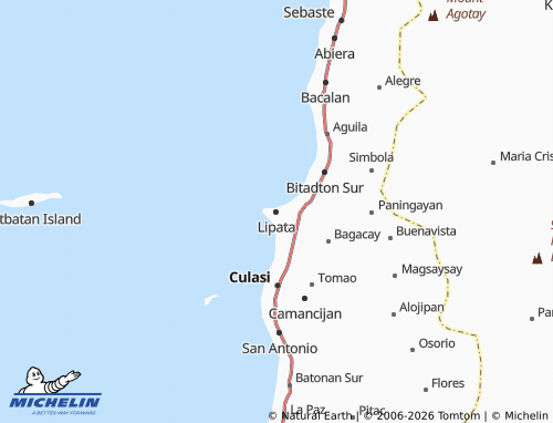 MICHELIN Lipata map - ViaMichelin