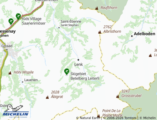 MICHELIN-Landkarte Lenk - ViaMichelin