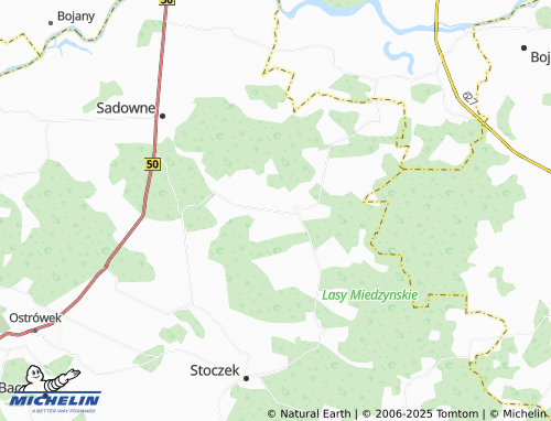 MICHELIN Kołodziąż map - ViaMichelin
