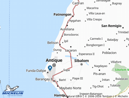 MICHELIN Mojon map - ViaMichelin