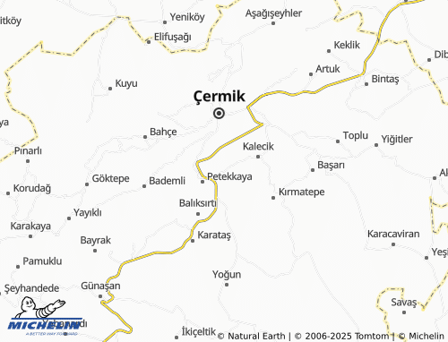 MICHELIN Aynalı map - ViaMichelin