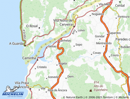 MICHELIN-Landkarte Rodetes - ViaMichelin