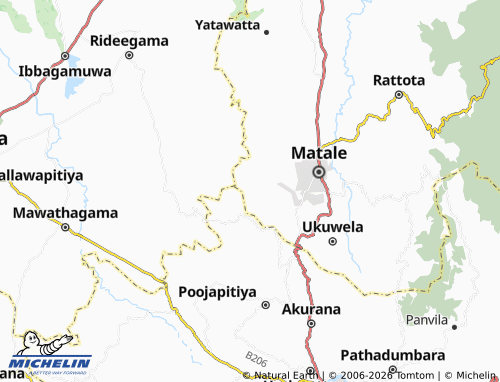 Mappa MICHELIN Horagahapitiya - ViaMichelin