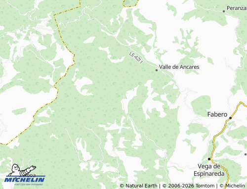 MICHELIN Burbia map - ViaMichelin