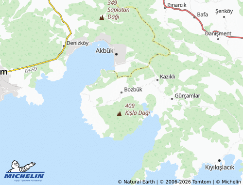 Mappa MICHELIN Bozbük - ViaMichelin