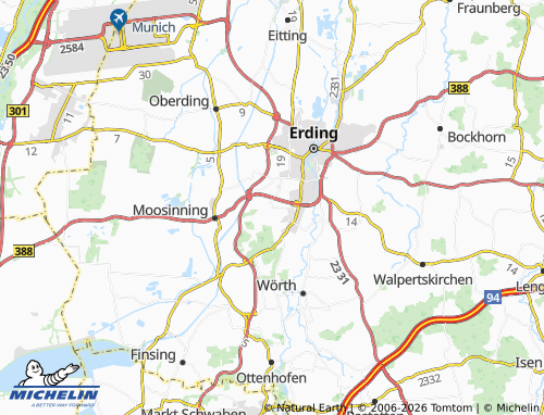 MICHELIN-Landkarte Itzling - ViaMichelin