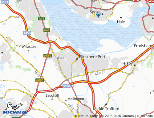 MICHELIN Ellesmere Port map - ViaMichelin