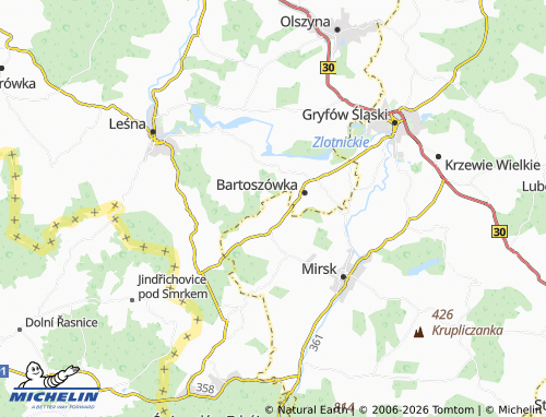 Carte MICHELIN Augustów - ViaMichelin