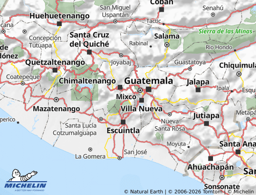 Carte MICHELIN Sacatepéquez - ViaMichelin