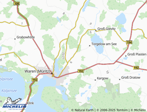 Kaart MICHELIN Rügeband - ViaMichelin
