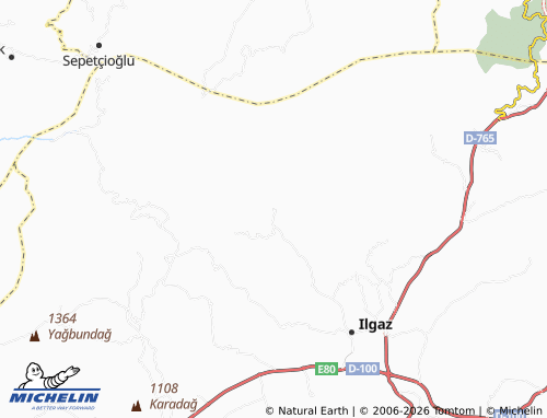 MICHELIN-Landkarte Serçeler - ViaMichelin