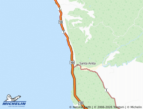 MICHELIN Alisitos map - ViaMichelin