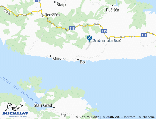 MICHELIN Bol map - ViaMichelin