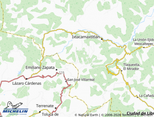MICHELIN Cruz de León map - ViaMichelin