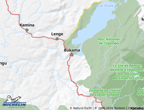 Mapa MICHELIN Bukama - ViaMichelin