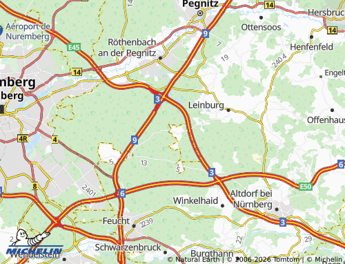 Mappa MICHELIN Brunn - ViaMichelin