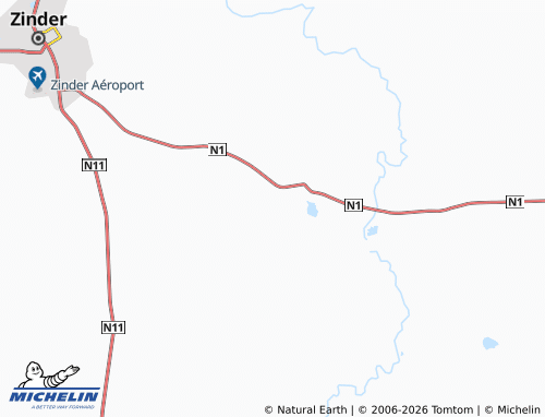 Mapa MICHELIN Gangara - ViaMichelin