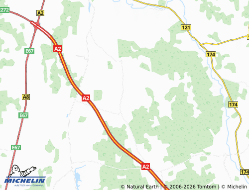 Mappa MICHELIN Maženiai - ViaMichelin