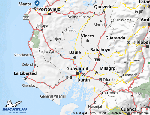 MICHELIN Daule map - ViaMichelin
