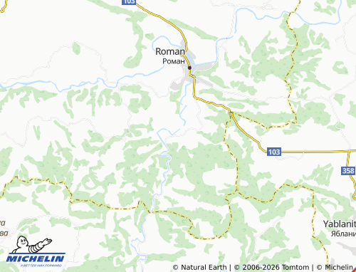 MICHELIN Karash map - ViaMichelin