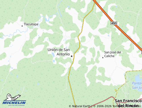 MICHELIN Lomas del Tesoro map - ViaMichelin