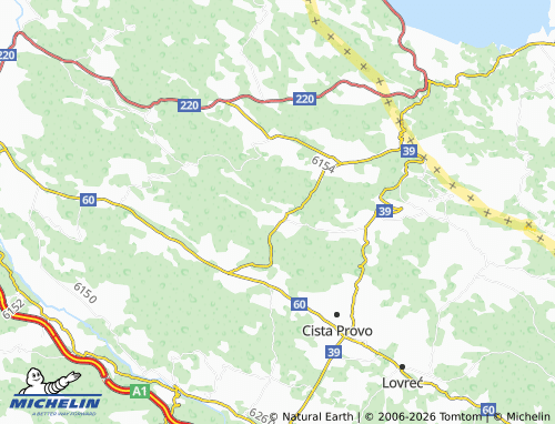 MICHELIN-Landkarte Dobranje - ViaMichelin