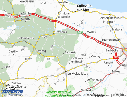 MICHELIN Rubercy map - ViaMichelin